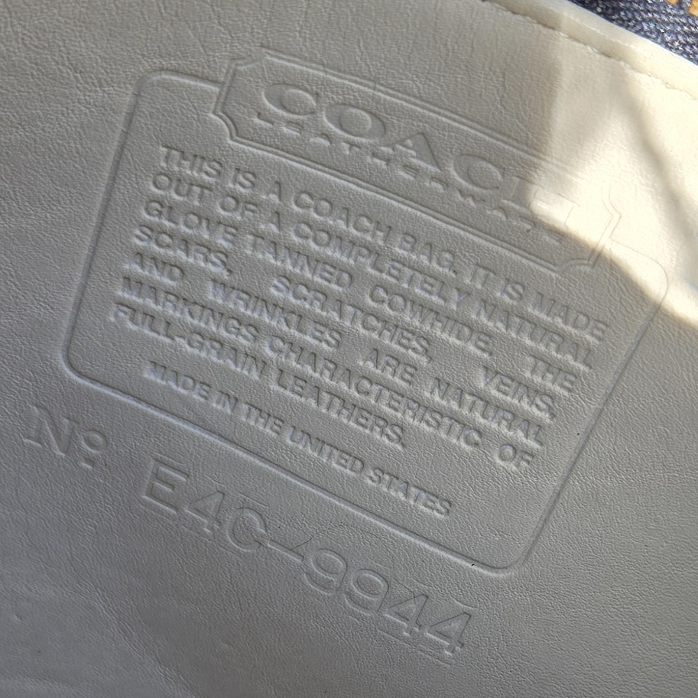 Coach Cream Crossbody Bag - Picture 9 of 12